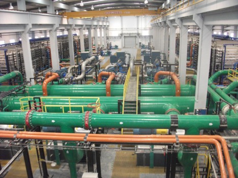 Abengoa inicia la operación comercial de  la planta desaladora de Qingdao en China