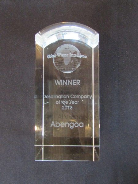 Abengoa, elegida Empresa de Desalación del Año  en los ‘Global Water Awards’
