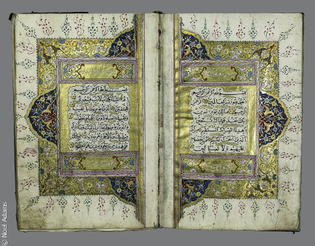 Bound Qur’an. Çankari, Turkey, 1213 AH/1793 AD. Paper, ink, gold, leather, board, gilding H: 17.5 cm. Furusiyya Art Foundation Liechtenstein R-8029