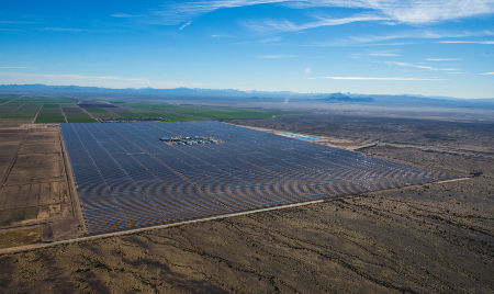 Solana, the world's largest solar plant of its kind.