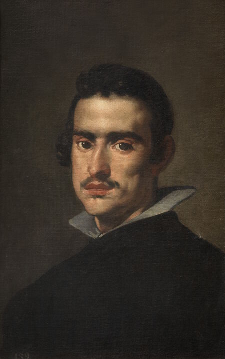 'Retrato de hombre', h. 1623. Diego Velázquez, (Seville 1599-Madrid 1660) Oil on canvas,  55.5 x 38 cm. Museo Nacional del Prado.