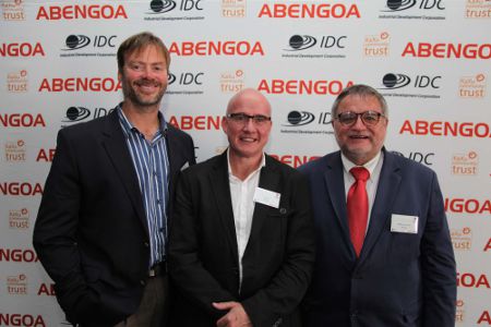 Louis Van Heerden, general manager for project development in South Africa; Ian Smit, development manager for new projects in South Africa, Namibia and Botswana; and Miguel Geyer, international business development manager for Europe.