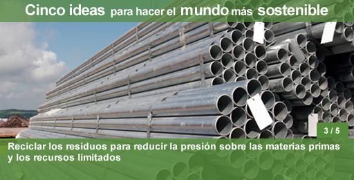 Tubos de aluminio reciclado
