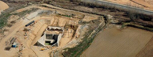 Sahechores obra de llegada